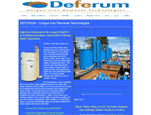 Tablet Screenshot of deferum.com